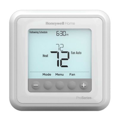 T6 Pro series 3 Heat/2 Cool Programmable Thermostat | East Coast