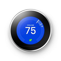 Learning Thermostat - Stainless Steel