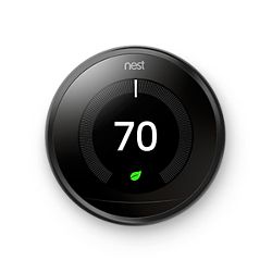 Learning Thermostat - Carbon Black