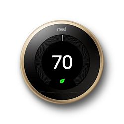 Learning Thermostat - Brass