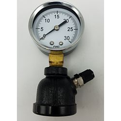 1" Bell Gas Test Gauge - 0/30 psi