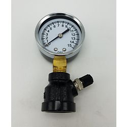 1/2" Bell Gas Test Gauge - 0/30 psi